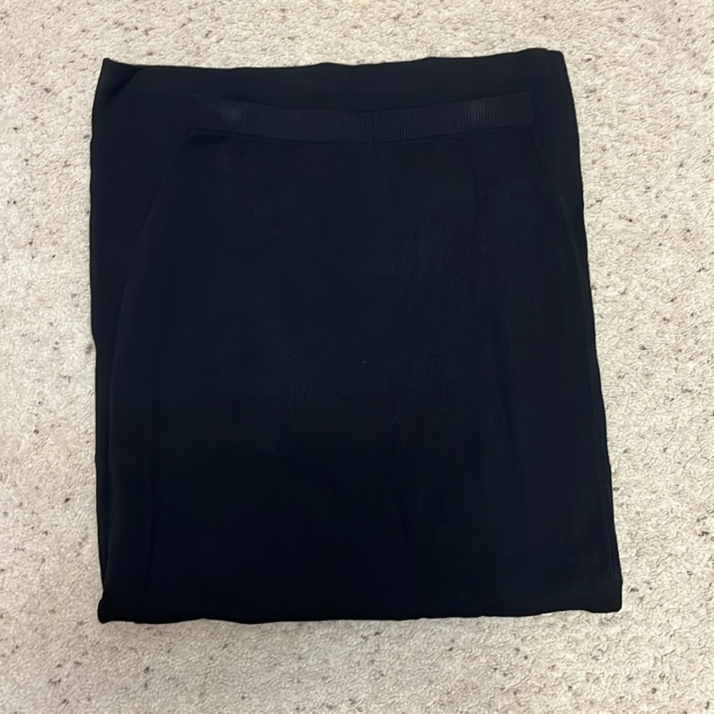 St. John Basics Long Maxi Black Skirt Size 6 - Picture 8 of 11